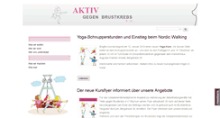 Desktop Screenshot of aktivgegenbrustkrebs.org